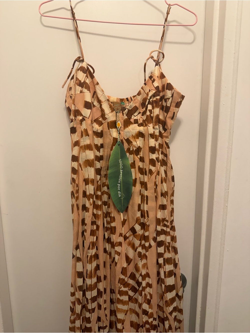 FARM Rio Tan and Brown Printed Maxi Dress - Picture 3 of 5